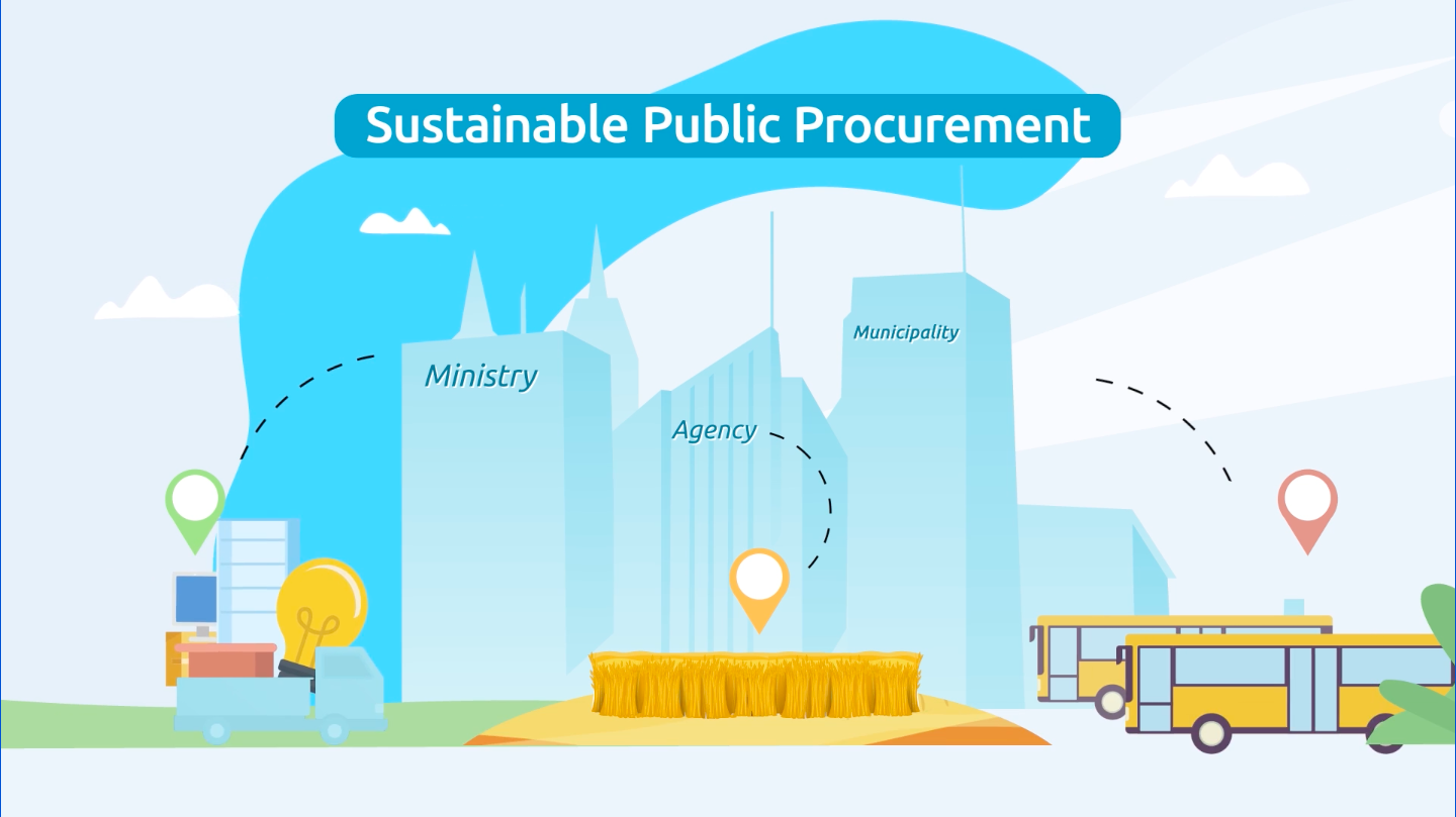 Public procurement. Sustainable procurement. Green public procurement. Step System public procurement.