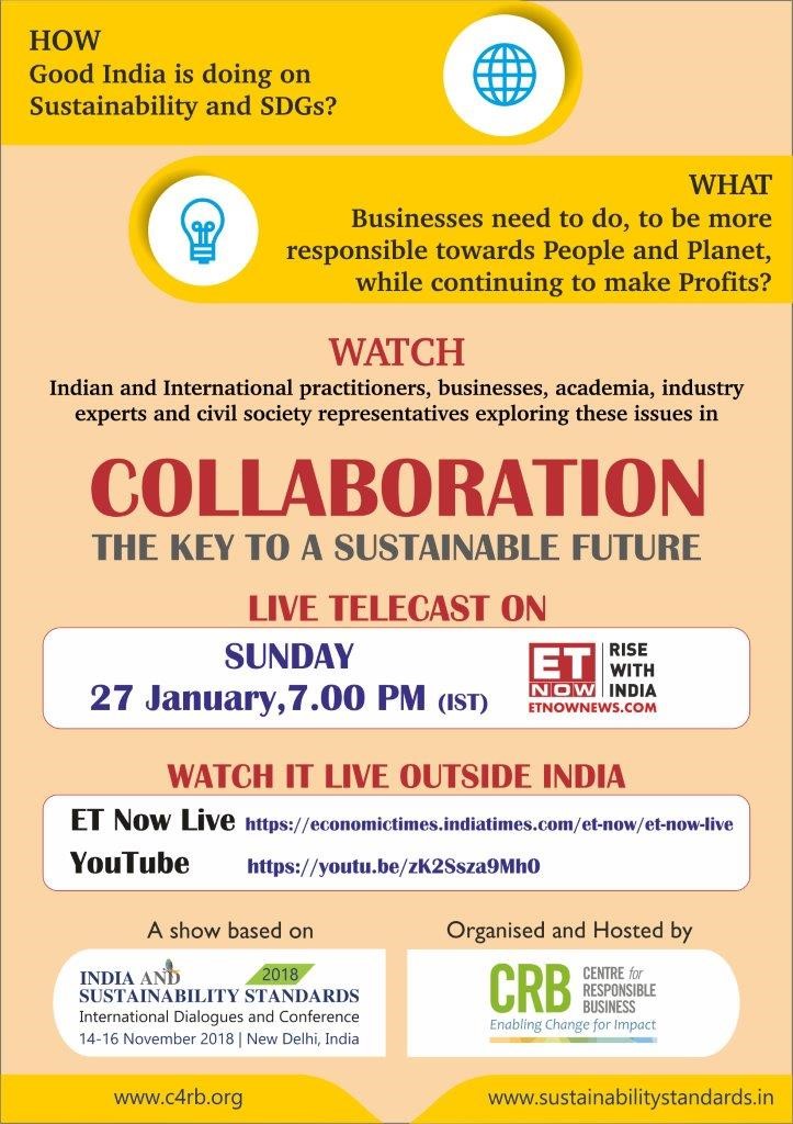 Collaboration The Key To A Sustainable Future Live Telecast One